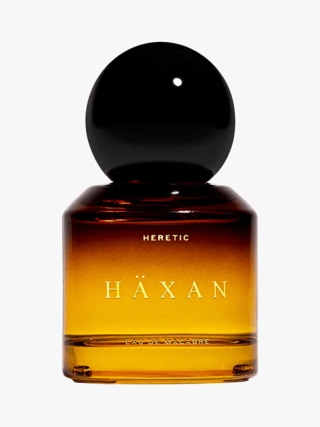 Heretic Häxan in branded component on a light gray background